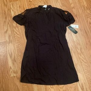 NWT Lauren blk coverup sz M